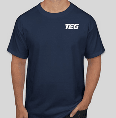 TEG Simple Shirt - Navy Small